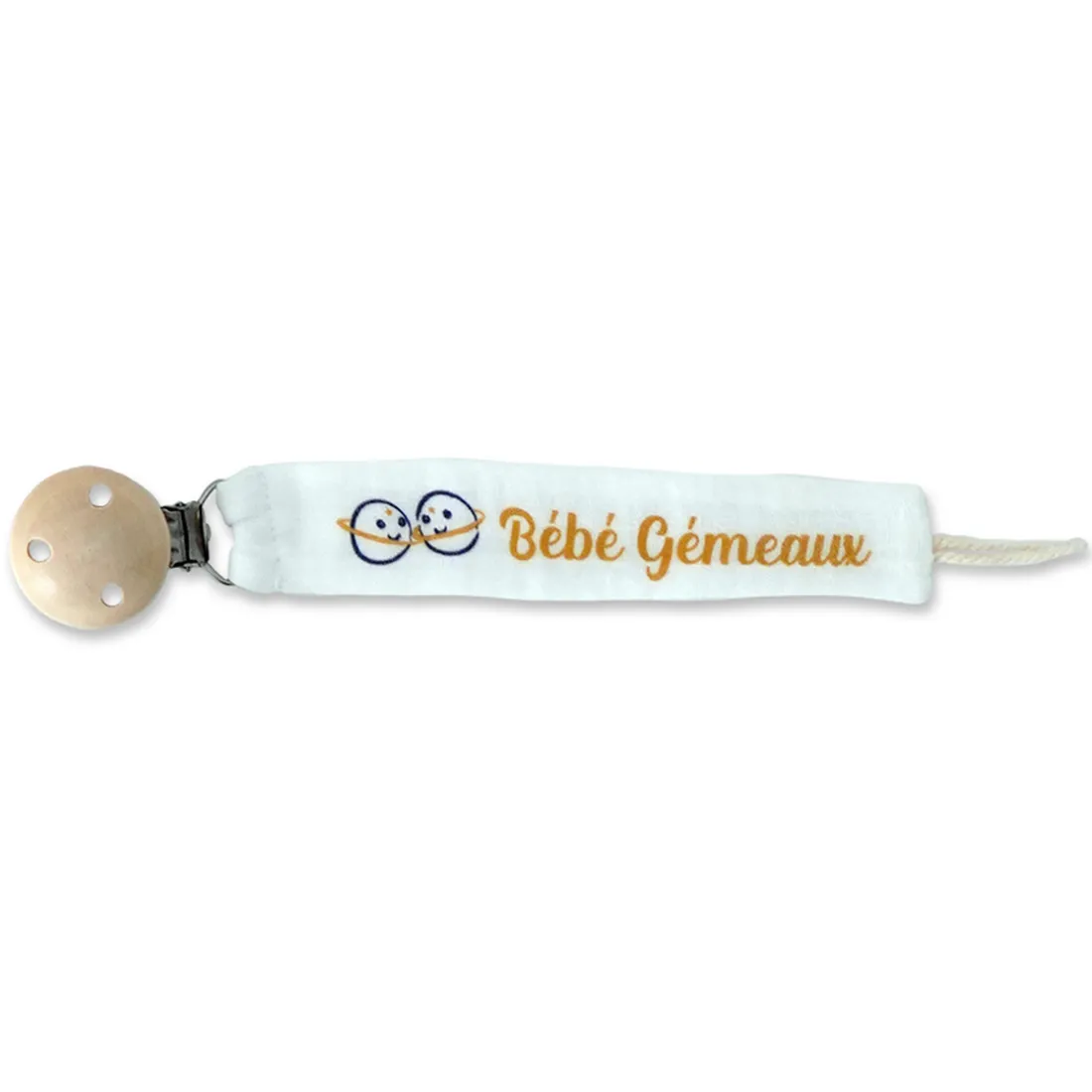 Attache sucette Gémeaux