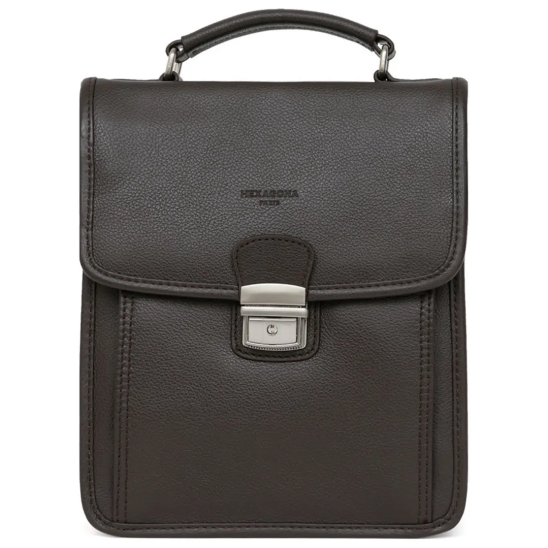 Baisenville Cuir CONFORT Marron foncé Ines