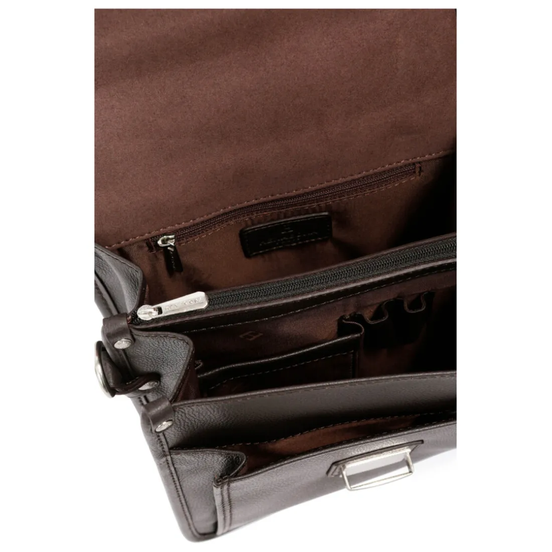 Baisenville Cuir CONFORT Marron foncé Ines