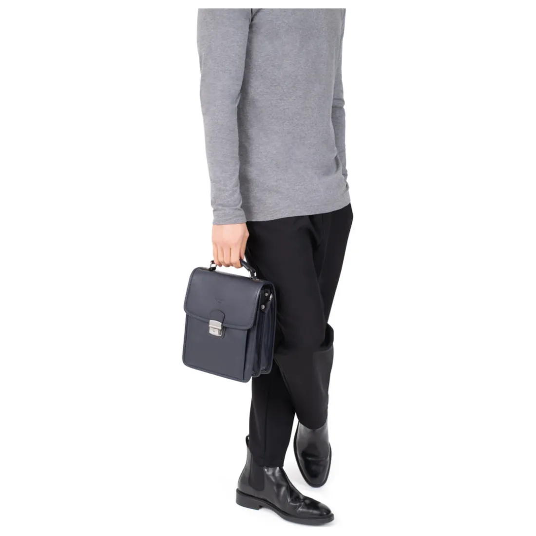 Baisenville Cuir CONFORT Marron foncé Ines