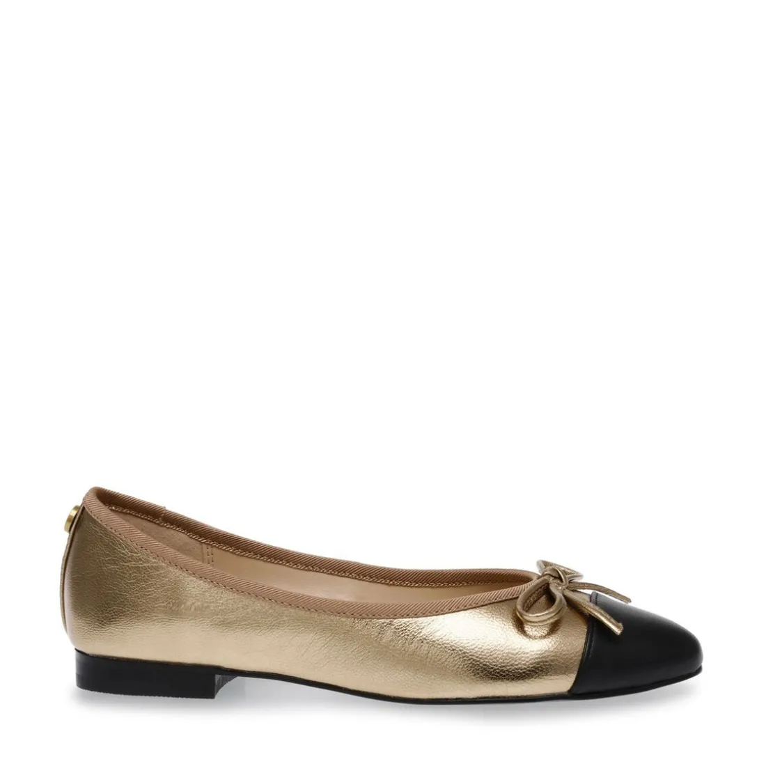 Ballerine en cuir bronze Ellison