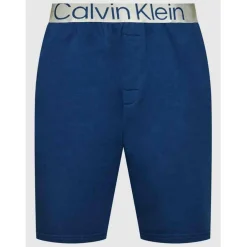 Bas de pyjama - Short Calvin Klein EUROPE Underwear Bleu en coton