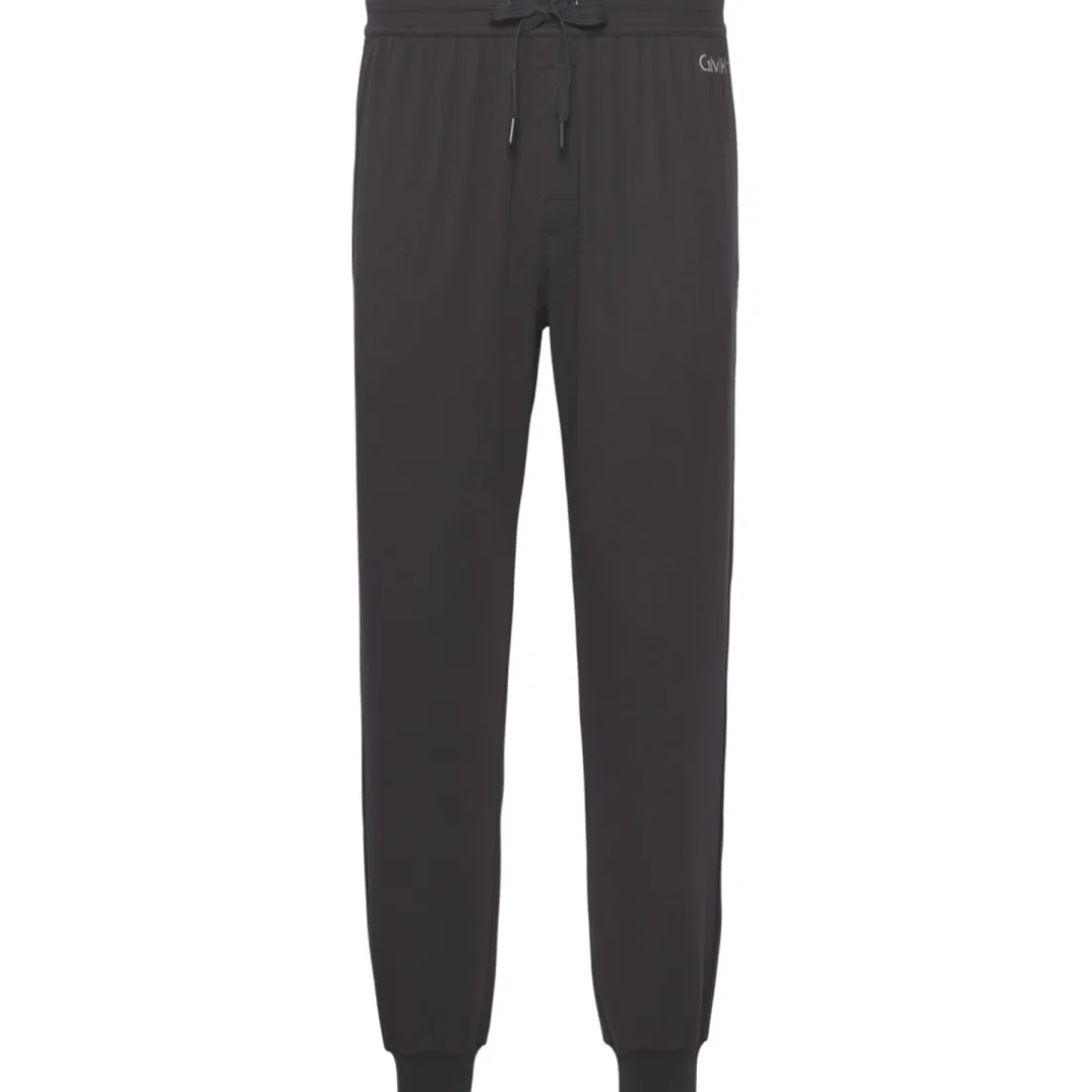 Bas de pyjama style jogging avec élastique Noir en tissu