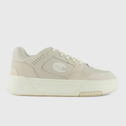 Basket Femme - Beige en cuir