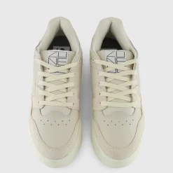 Basket Femme - Beige en cuir