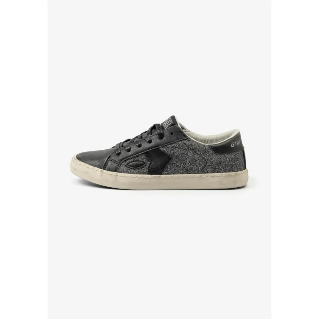 Basket femme noires à paillettes Austin Yas