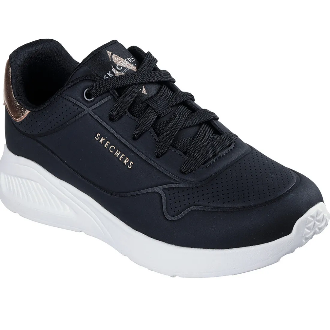 Basket femme Uno lite-Shimmer along Noir