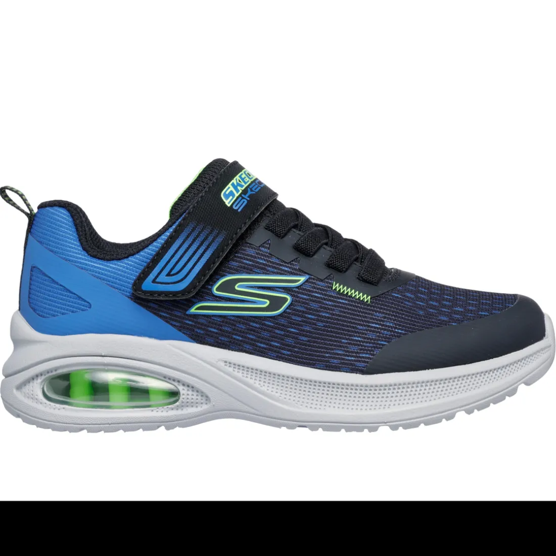 Basket garçon Microspec Max Advance-Squad-P Bleu en soie
