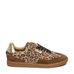 Basket leopard en suedine Emporia