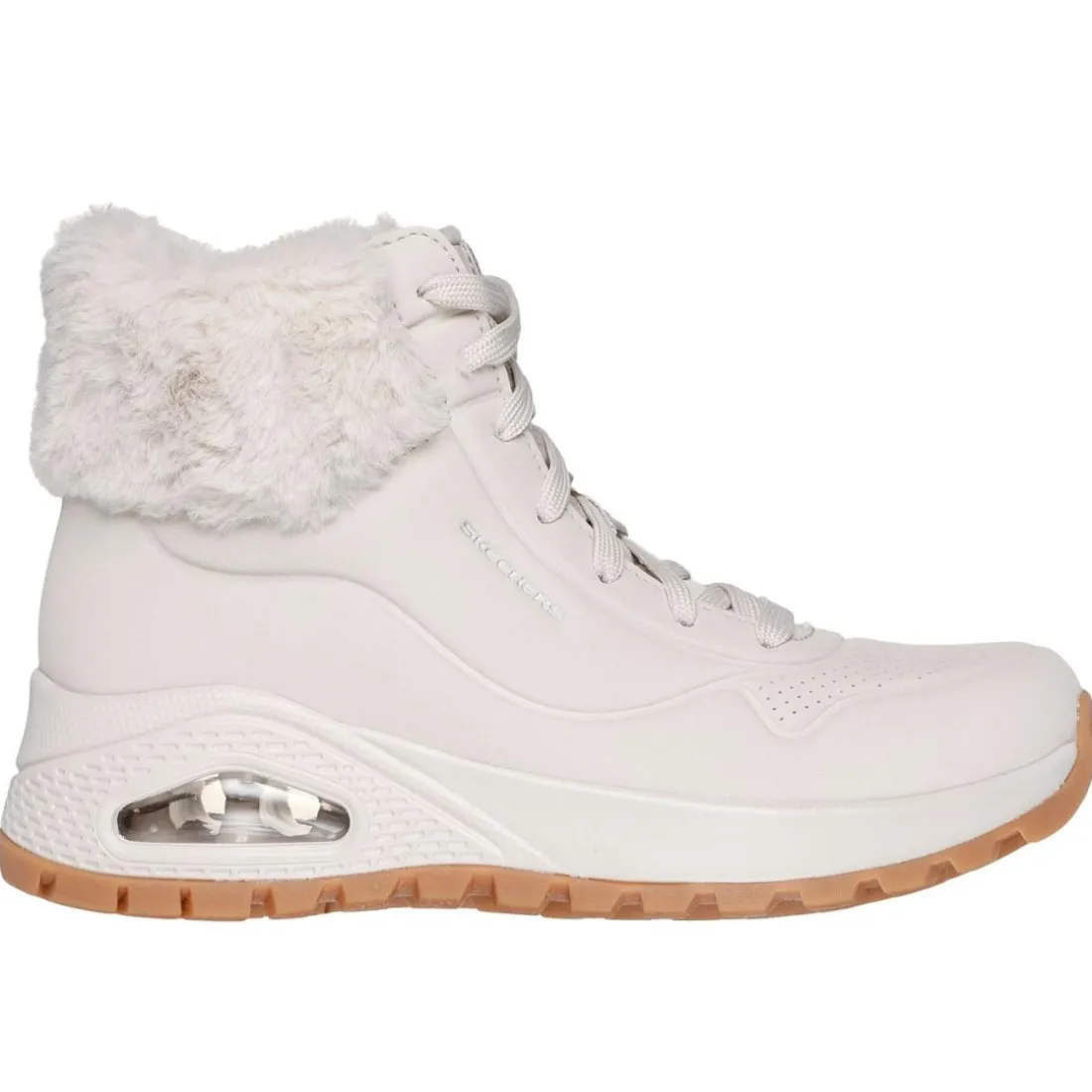 Basket montantes femme UNO RUGGED - FALL AIR blanc cassé