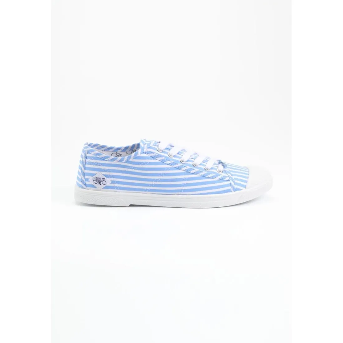 Baskets BASIC en toile bleu Tara