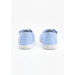 Baskets BASIC en toile bleu Tara