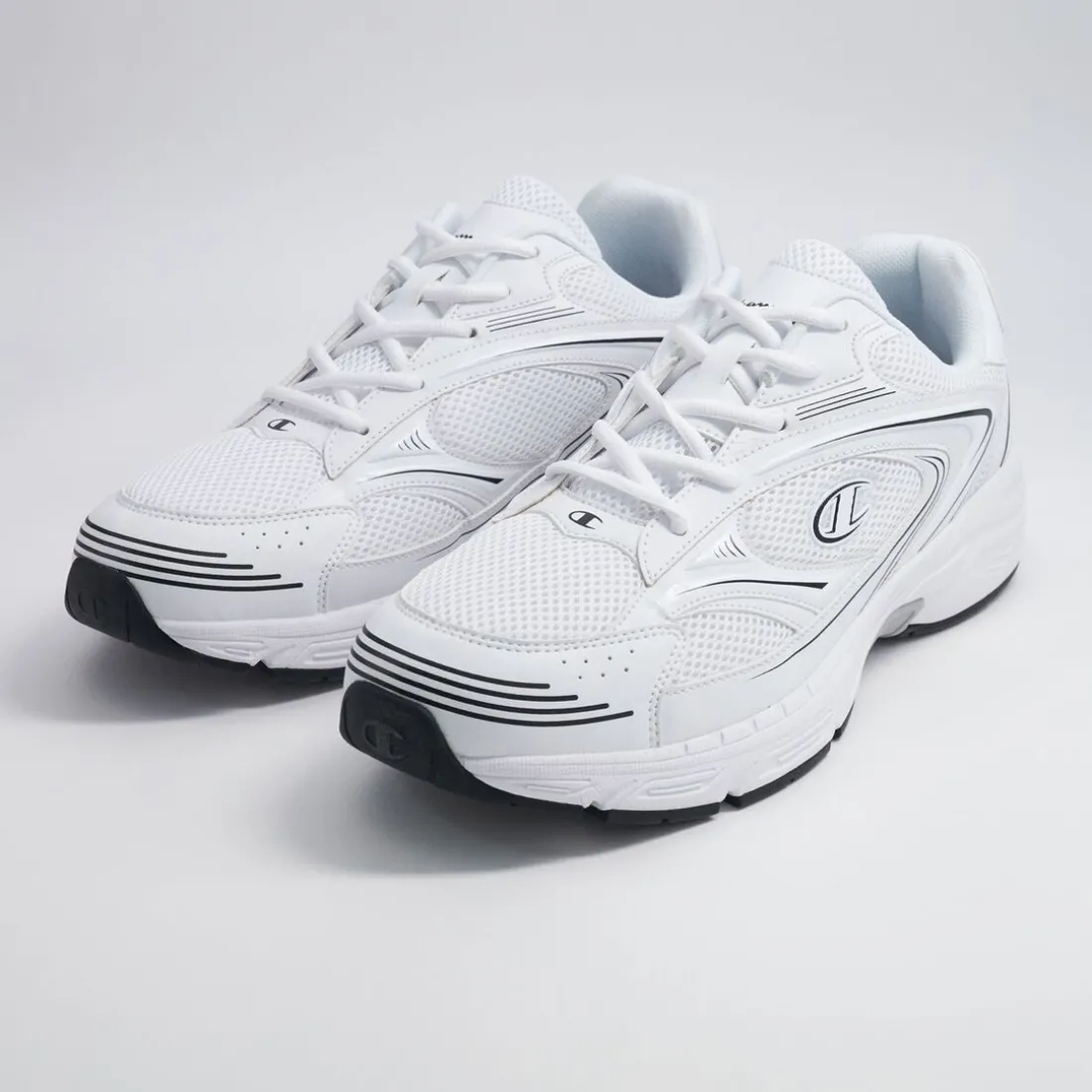Baskets basses unisexe blanc RUN 00