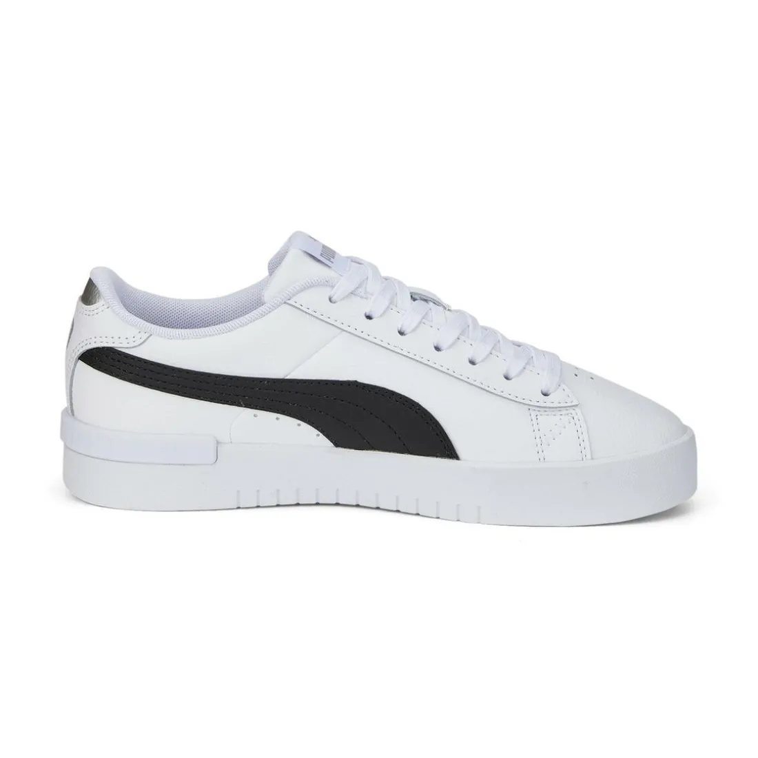 Baskets femme blanc/noir JADA RENEW en cuir