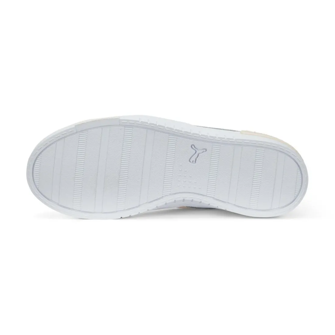 Baskets femme blanc/rose pale JADA RENEW en cuir