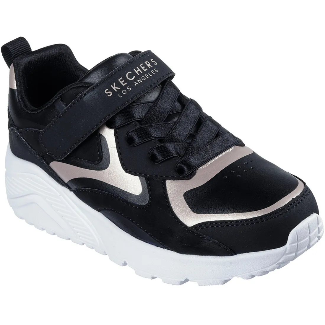 Baskets garçon Uno Lite Metallic Burst Noir