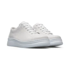 Baskets Runner blanc en cuir