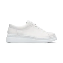 Baskets Runner blanc en cuir