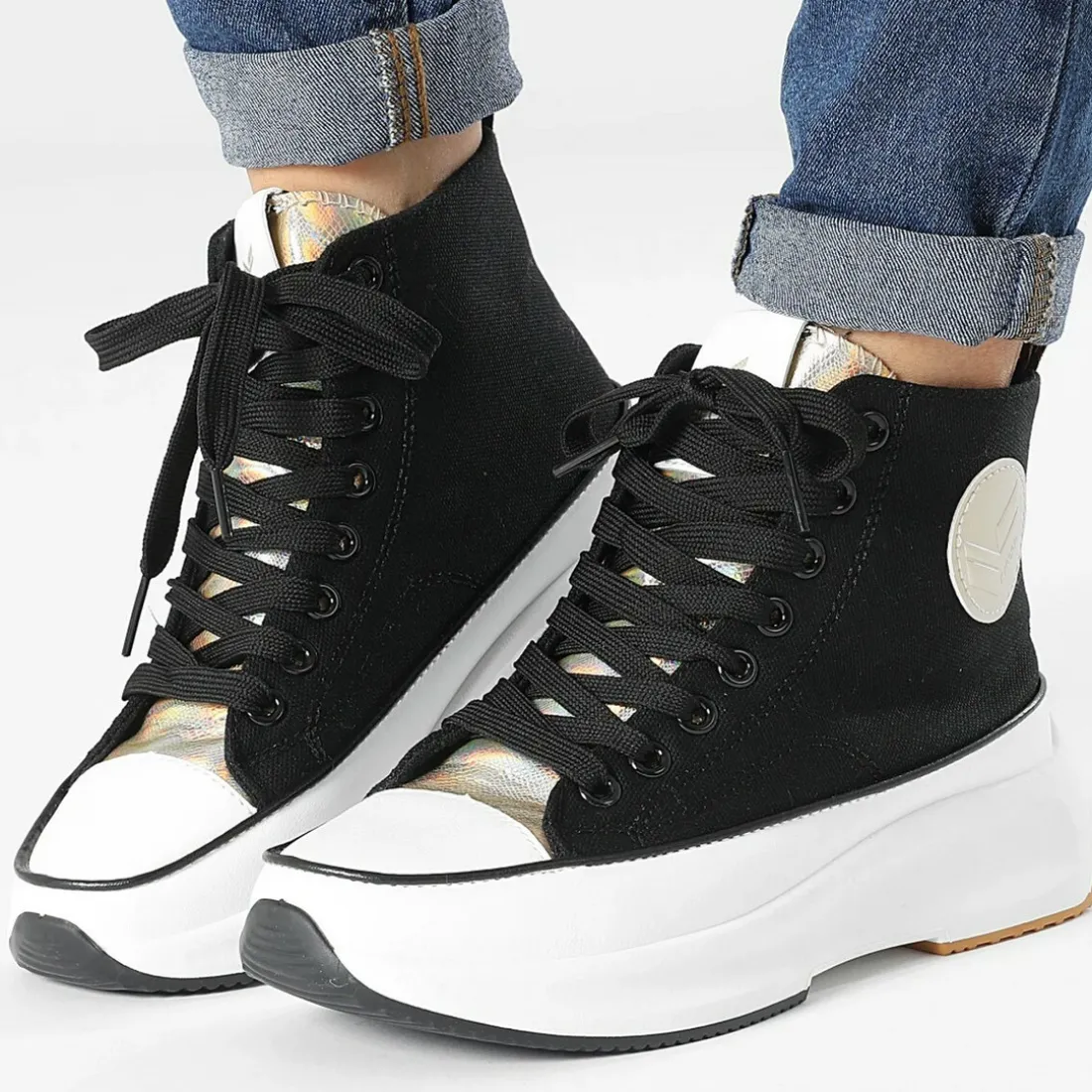 Basketss femme CHRISTY noir
