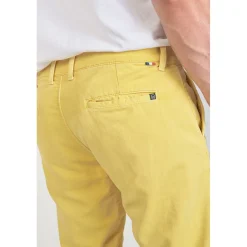 Bermuda chino Jogg Swoop moutarde orange en coton