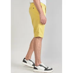 Bermuda chino Jogg Swoop moutarde orange en coton