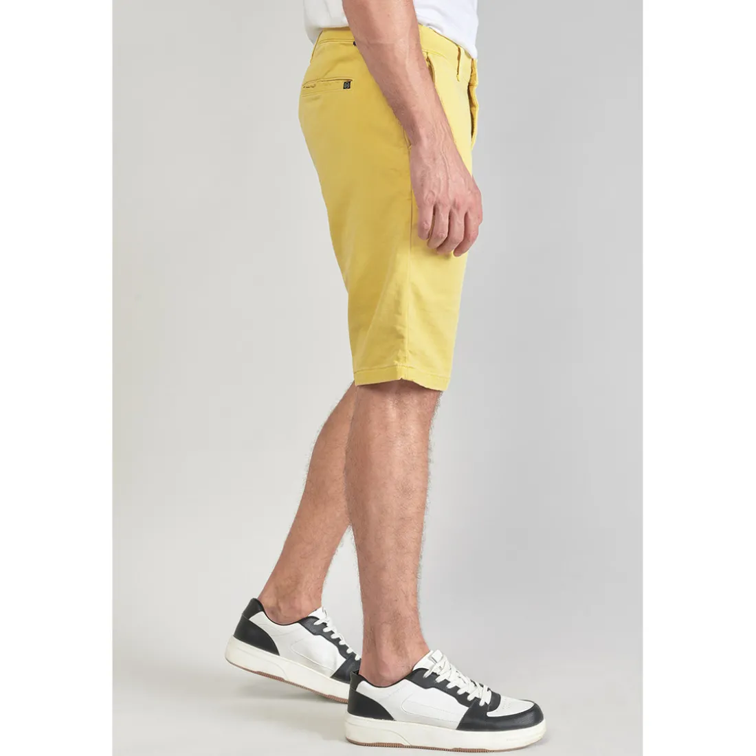 Bermuda chino Jogg Swoop moutarde orange en coton