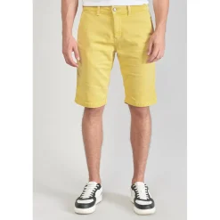 Bermuda chino Jogg Swoop moutarde orange en coton
