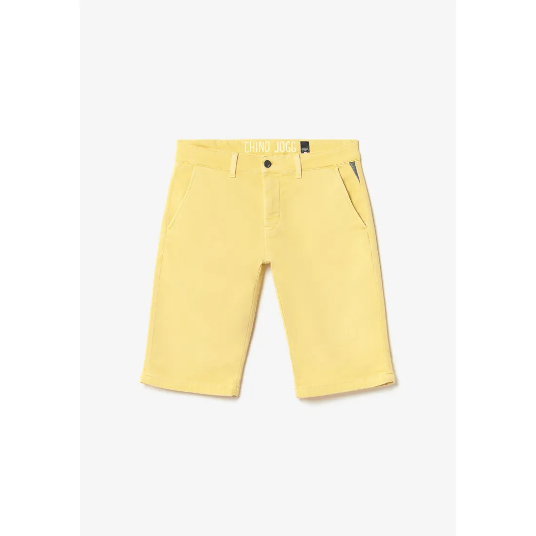 Bermuda chino Jogg Swoop moutarde orange en coton