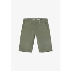 Bermuda chino Jogg Swoop kaki vert en coton
