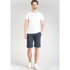 Bermuda chino Jogg Swoop bleu nuit blanc en coton