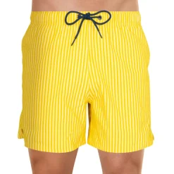 Bermuda de bain homme fibres recyclées Signature Eminence jaune