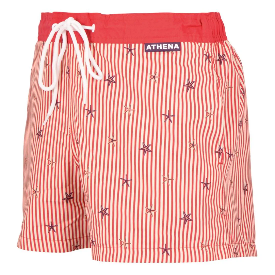 Bermuda de bain homme Summer Vibes Athena rouge