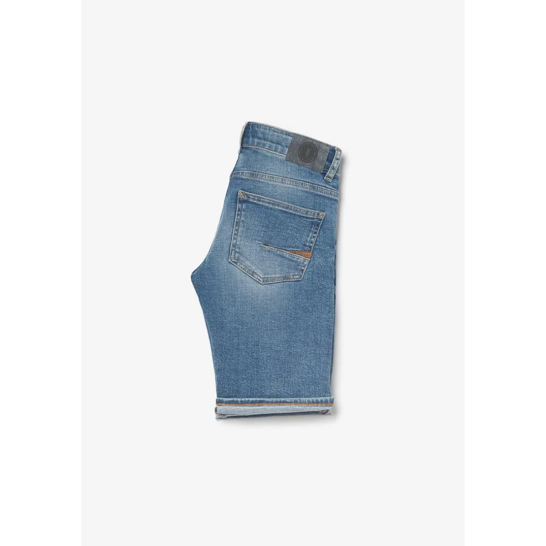 Bermuda garçon, en jeans Mike bleu délavé