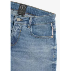 Bermuda garçon, en jeans Mike bleu délavé