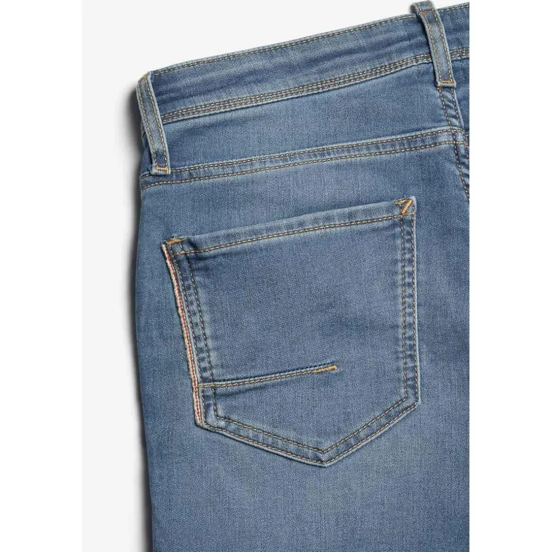 Bermuda garçon, Jogg Lo bleu délavé en coton