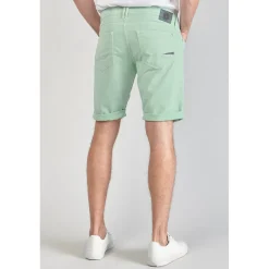 Bermuda Jogg Bodo vert d'eau en coton
