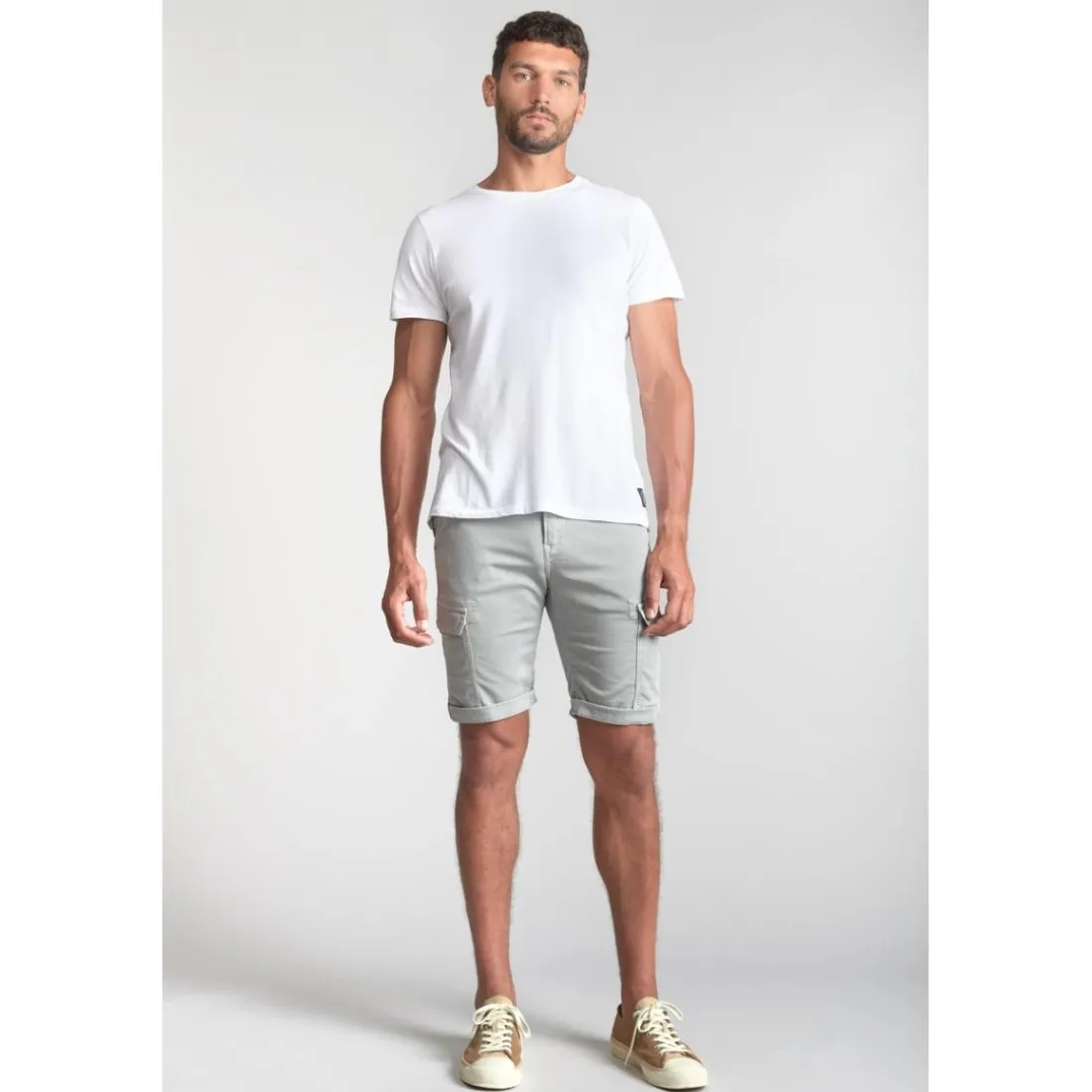 Bermuda short DAMON gris Sven en coton