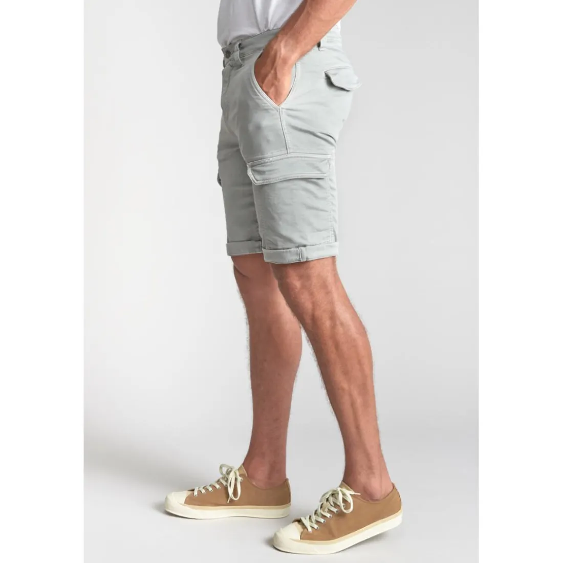 Bermuda short DAMON gris Sven en coton
