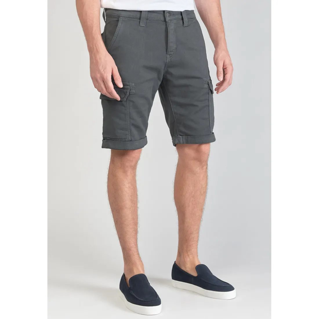 Bermuda short en jeans DAMON gris