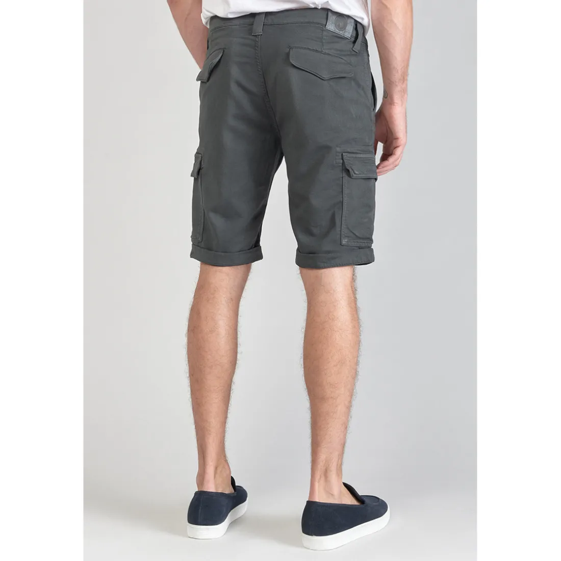Bermuda short en jeans DAMON gris