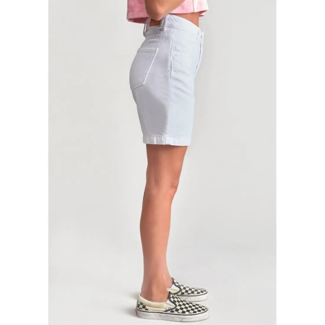 Bermuda short en jeans fille THILO blanc Léna Xena