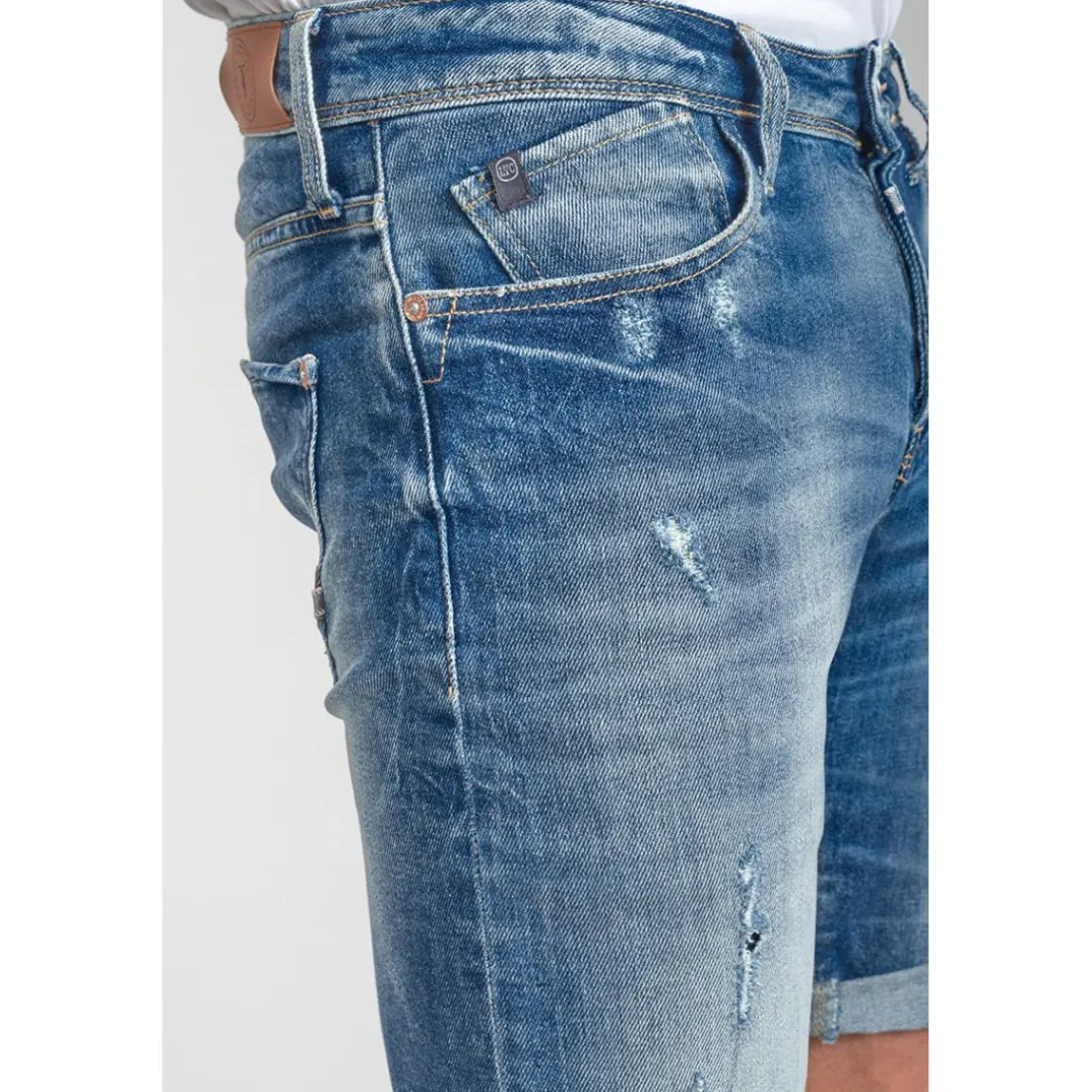 Bermuda short en jeans LANDRES bleu Xer