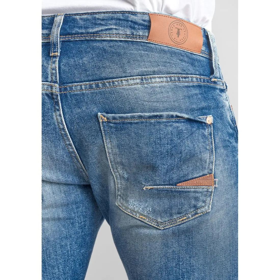 Bermuda short en jeans LANDRES bleu Xer