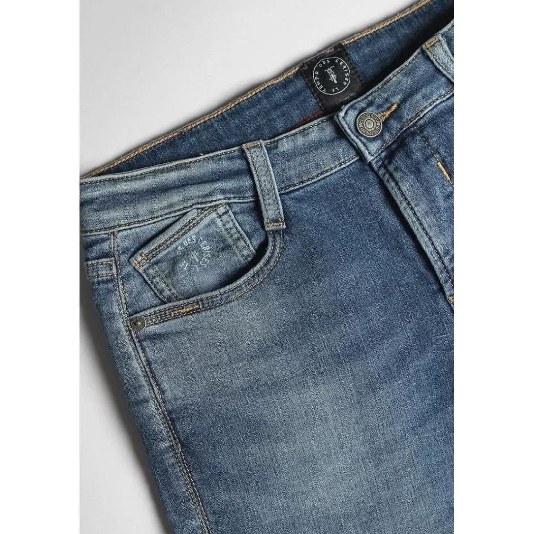 Bermuda short garçon, en jeans Jogg Boy bleu