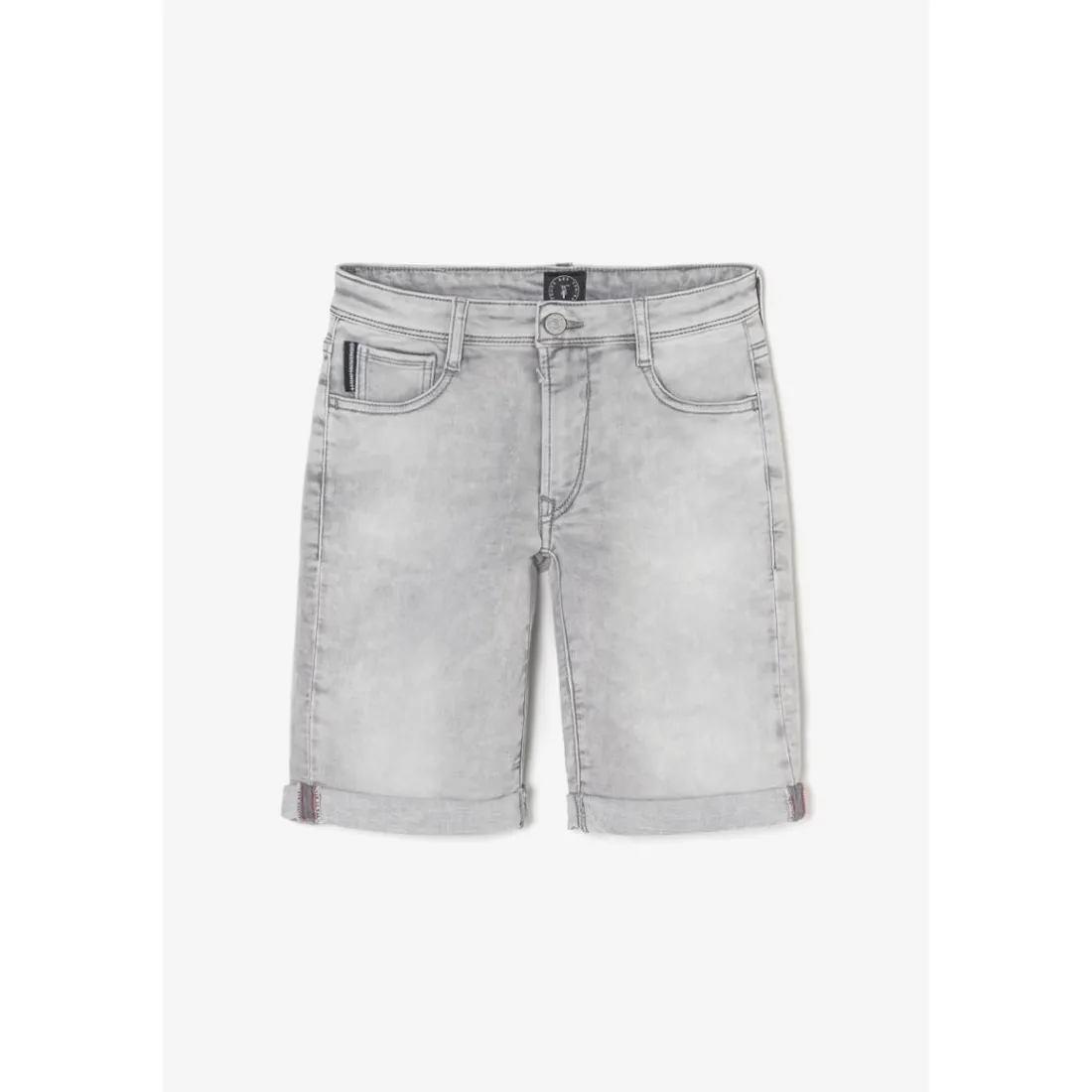Bermuda short garçon, en jeans JOGG gris Cleo