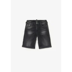 Bermuda short garçon, en jeans JOGG noir