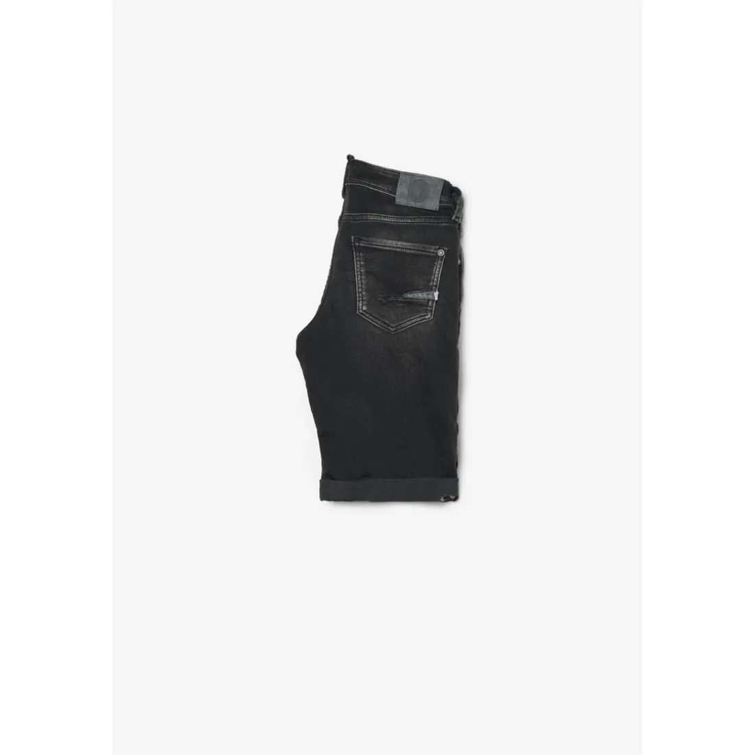 Bermuda short garçon, en jeans JOGG noir