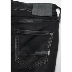 Bermuda short garçon, en jeans JOGG noir