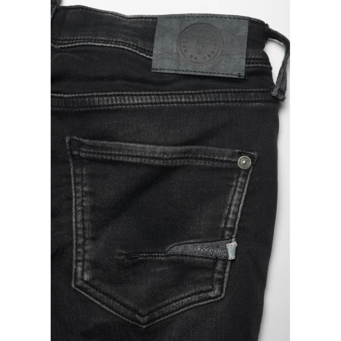 Bermuda short garçon, en jeans JOGG noir
