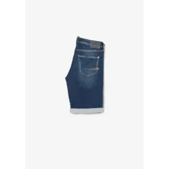 Bermuda short garçon, en jeans Jogg Lo bleu délavé